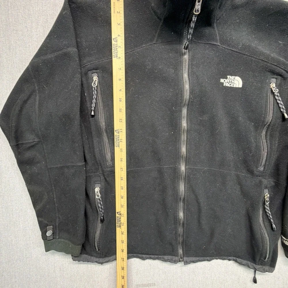 The North Face XL Black Windstopper Gore Fleece Jacket Full Zip Coat